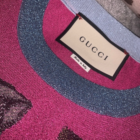 Gucci metallic tiger face sweater - Picture 4 of 5
